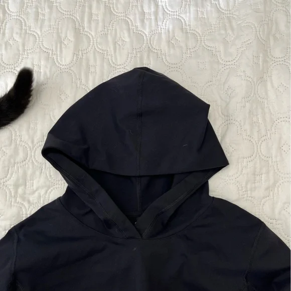 J.Crew Fitted Hoodie In Signature Flex Black Size XL Style BD667 Like New - Picture 9 of 16